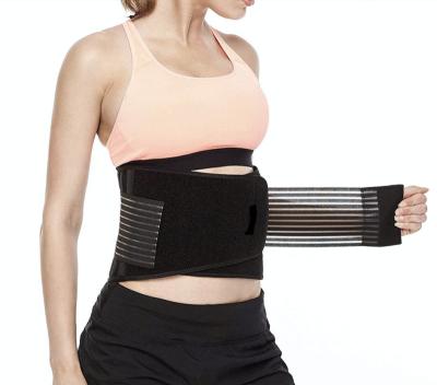 China Breathable Lumbar Support Belt Unisex Sports Fitness Exercise Adjustable Straps Lower Back Brace for sale