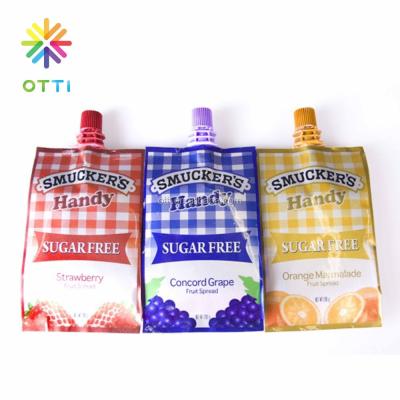 China Moisture Proof Spout Pouch Juice Beverage Drink Water Packaging Pouch Liquid Plastic Bag for sale