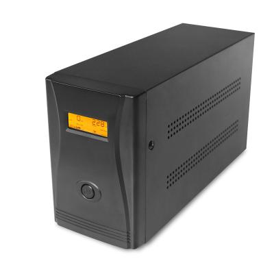 China SKE COMPUTER Manufacturer Line Interactive Offline UPS 220v Supply Lithium Output Power Ion 600VA for sale