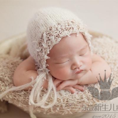 China Imitate lace animal photography wrap crochet baby lace pattern hood and wrap cocoon diaper for sale