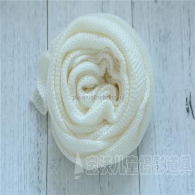 China Anti-pilling White Mohair Stretch Wrap Newbron Baby Wraps Wrap Cocoon Props Basket Diaper for sale