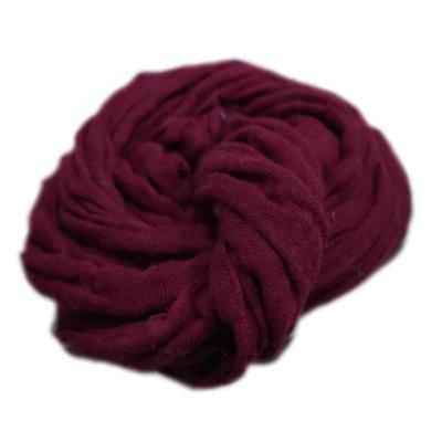 China Wearable Dyed Gauze Wrap Christmas Burgundy Wrap Wrap Photography Prop Layering Cloth for sale