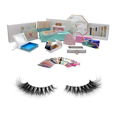 China 2022 Wholesale 100% Anti-allergy 3d false lashes real eyelashes packing box natural long SY shuying lashes custom made 3d mink fur lashes for sale