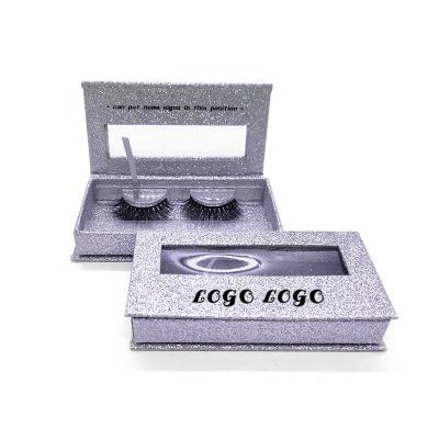 China SY durable shuying easy makeup 3d 5d Mink Lashes Thick Band Eyelashes Dropshipping with eyelash packing box for sale