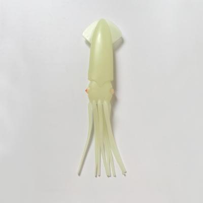 China Lure Plastic Luminous Soft Squid Edges Rubber Fishing Lure for sale