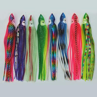 China Plastic Octopus Skirt Replacement UV Luminous Squid Skirts Lure for sale