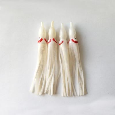 China Plastic Trolling Lure Saltwater Fishing Squid Hoochi Squid Lure Soft Plastic Skirt for sale