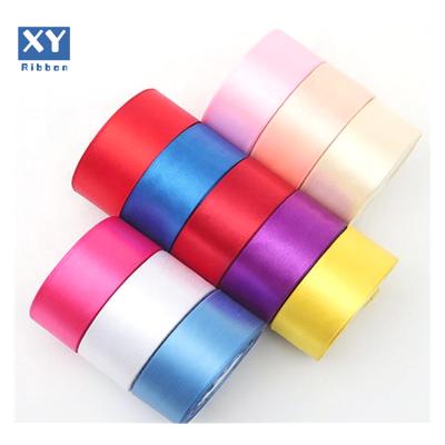 China Wholesale high quality viable hot sale polyester satin ribbon for garment label and ribbon satin for sale