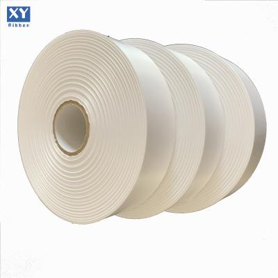 China Wholesale 25mm viable single face slime edge polyester satin ribbon for printing label for sale