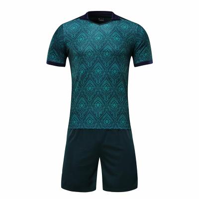 China Squares 20-21 Retro Jersey Soccer Jersey Football Training Suit Set for sale