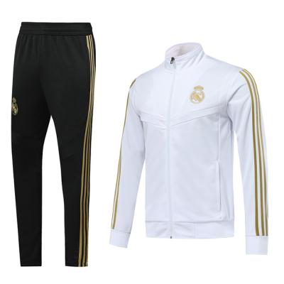 China Wholesale high quality white football/national team soccer zipper sets all training tracksuit men's football/soccer jacket for sale