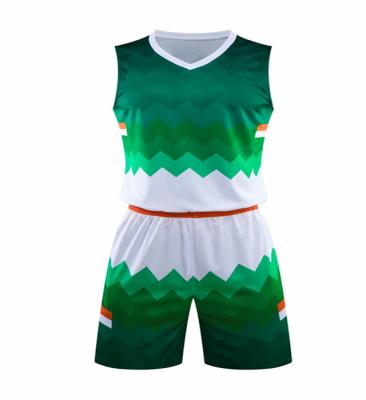 China New Breathable Men Kids Women Reversible Basketball Set Uniforms Kits Sports Clothes Double Side Basketball Tank Tops Training Suits XXS-6XL for sale