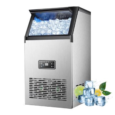 China Hotels the ice cube maker machine with storage capacity stainless steel multi-function automatic control panel for commercial home for sale