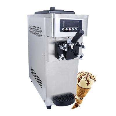 China Dairy Factory Single Flavor Three Flavors Large Capacity Commercial Stainless Steel Three Flavors Commercial Prechilling Soft Ice Cream Maker for sale