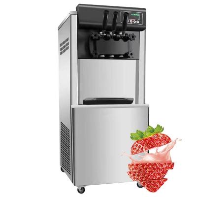 China Soft Ice Cream Machine Dairy Factory Service Commercial Electric Sundae Ice Cream Makers Desktop 220V 110V for sale