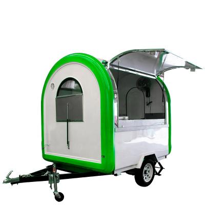 China Mobile Vegetable Processing Factory Street Vending Kitchen Food Trailer Ice Cream Pizza Truck Tacos Restaurant Hot Dog Cart for sale