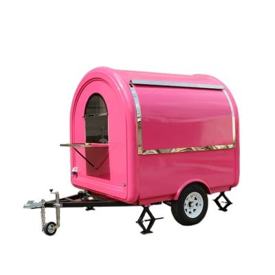 China Halal Outdoor Mobile Pizza Truck Taco Hot Dog Trailers Food Cart Fast Food Vegetable Processing Factory Street Concession Trailer USA for sale