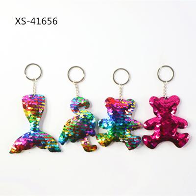 China Shinny Girls Fashion Shape Design Custom Acrylic Key Chain for sale