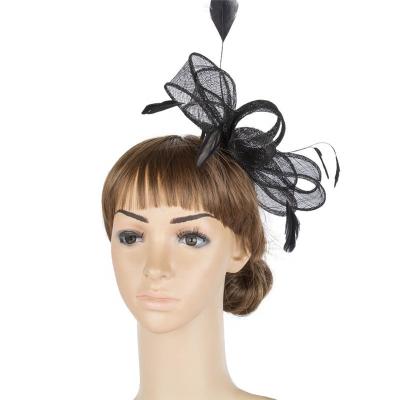 China Fashion Wholesale Wedding Jewelry Lace Bow Hair Comb Hairpins For Bridal Party for sale