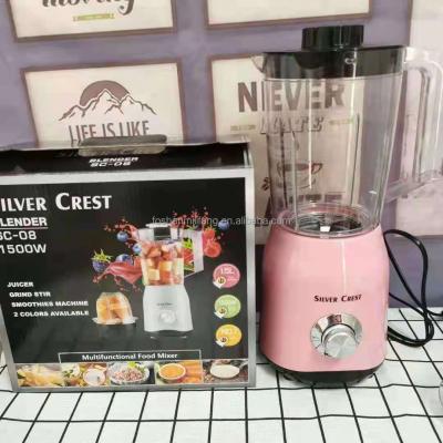 China Beautiful Motor 1500W Pure Copper High Speed ​​Blender Two Cup Blender High Speed ​​Blender for sale