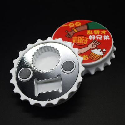 China Multifunctional Sustainable 3-in-1 Can Opener With 2 Type Bottle Opener And Fridge Magnet for sale