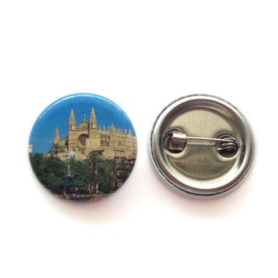 China Wholesale plastic/metal round badge factory price tin badge iron button badge pin for sale