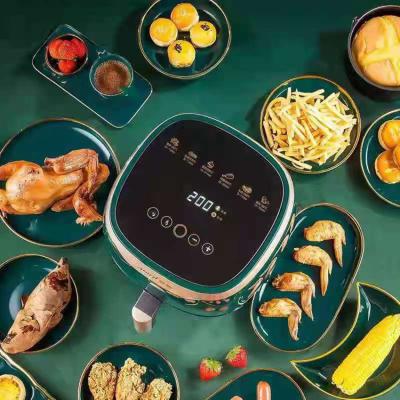 China Healthy Way for Oil Free Frying and 80% China Factory Less Fat Air Fryer 4.5L Touch Screen Electric Air Fryer Without Oil for sale