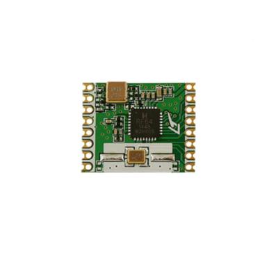 China Standard Ultra Low Power RFM64 Wireless Transceiver Module RFM64 10dBm 315/433MHz Wireless Digital Communication Module for sale