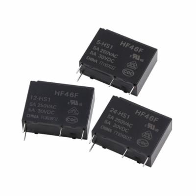 China Original standard relay HF46F-012-HS1 HF46F-005-HS1 HF46F-024-HS1 5V 12V 24V 5A250VAC 4 feet for sale