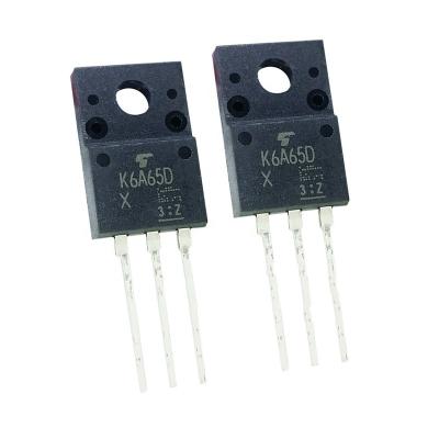 China MOSFET Driver 6A650V TO-220F Voltage Regulator Changeover Transistor TK6A65D K6A65D 6A650V for sale