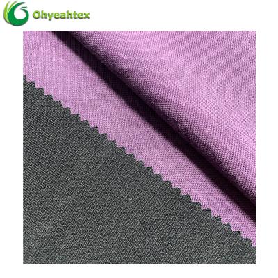 China 260Gsm Sustainable Knitted Cotton Shrink-Resistant 1x1 Rib Fabric For Baby Clothing for sale