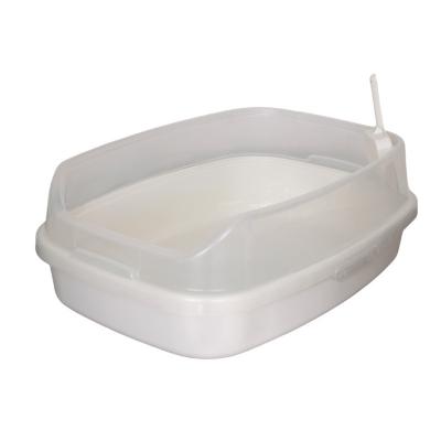 China High Sides and Scoop Cat Litter Box Customization Service Provided for Easy Cleaning for sale