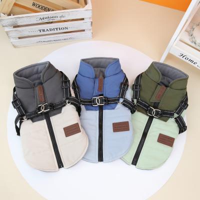 China Customization Service Provided Pet Dog Vest for Warm And Thick Autumn And Winter Bear for sale