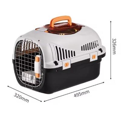 China Breathable Travel Carrier Box for Small Pets Airline Approved Kitten Puppy Rabbit Cage for sale