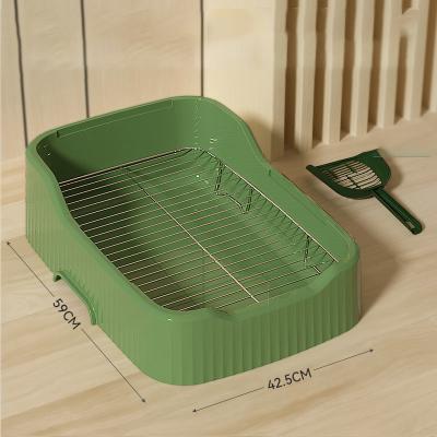 China Indoor Pet Training Toilet Custom Litter Box Pet Toilet for Small Puppies Pet Holder for sale