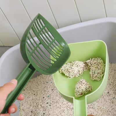 China Cat Toilet Product Plastic Poop Pick Up Litter Scoop Dog Poop Scooper Cleaning Tools for sale