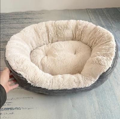 China Luxe Plush Pet Bed House for Cats and Dogs Warm Thicken Sleeping Mat Pad Blanket Cushion for sale