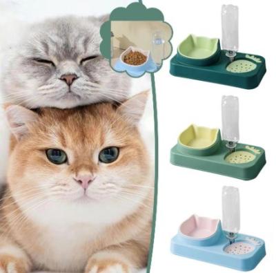 China Pet Dog Cat Drink Water Bottle NO Time Setting For Cat Food Bowls And Water Dispenser for sale