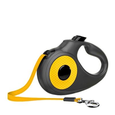 China Quick Release Adjustable 5M 3M ABS Retractable Pet Leash with Rivet for sale