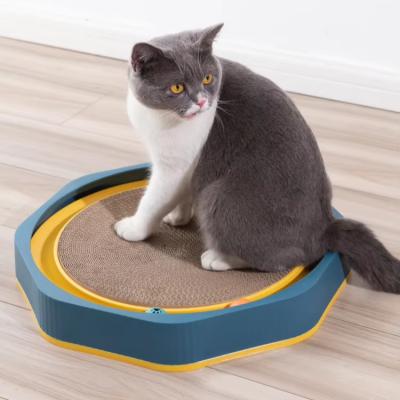 China Cat Scratching Board Corrugated Cardboard Box Pet Furniture Protector for Toys Type Cat Toy for sale