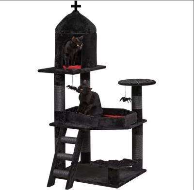 China Large Climbing Frame Scratcher Components Cat Tree Suitable for Cats and Small Animals for sale