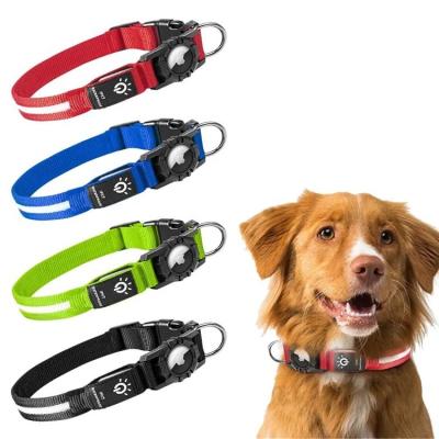 China Adjustable USB Rechargeable Super Bright Safety Light Led Dog Collar for Active Dogs for sale