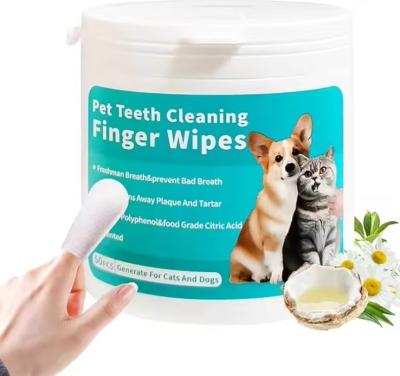 China Convenient and Gentle Clean-up Custom Logo PET Teeth Wipes with Natural Ingredients for sale