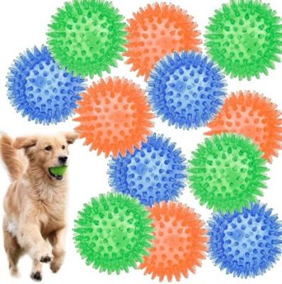 China Non Toxic Environmental Friendly Dog Toys TPR dog Chew Toy Balls for Cleaning Tooth for sale