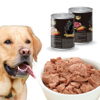 China 375g Natural Dog Treats Food Chicken Beef Canned Dog Food Snacks Treats For Dog Wet Food for sale