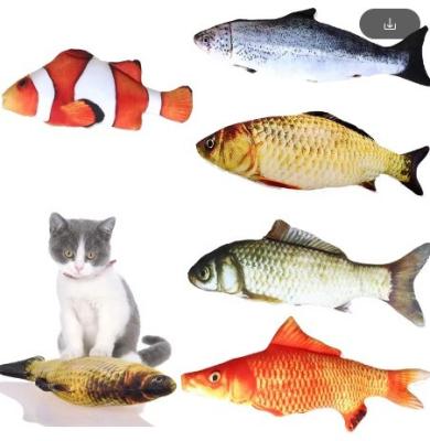 China Catnip Plush Electric Moving Fish Cat Toy for Sustainable and Interactive Playtime for sale