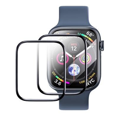 China Full Glue Waterproof Curved Tempered Glass Screen Protector For Apple Watch Series 7 41mm 45mm Screen Protector for sale