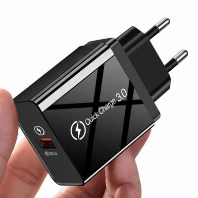 China Fast Wall Charger Mobile Phone Tablet MP3 GPS 18W EU Plug Mobile Phone Charging USB Chargers for sale