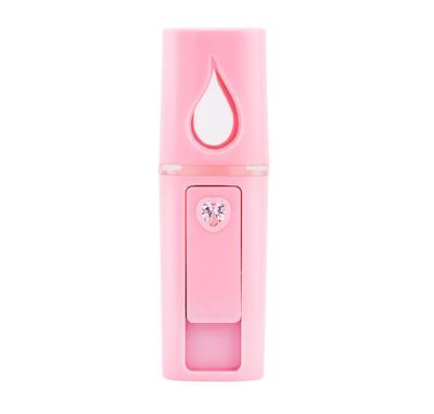 China Small Outdoor Portable Nano Water Filling Instrument USB Mist Sprayer Face Care Air Humidifier for sale