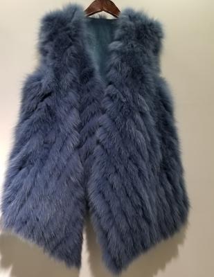 China Breathable Breathable Real Fur Top Quality Vest For Ladies for sale